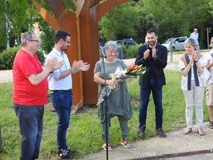 Inauguraci&oacute; de l'escultura 'Arbre' de Max Var&eacute;s