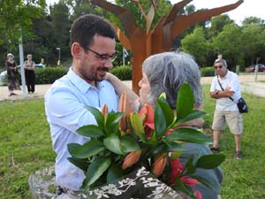 Inauguraci&oacute; de l'escultura 'Arbre' de Max Var&eacute;s