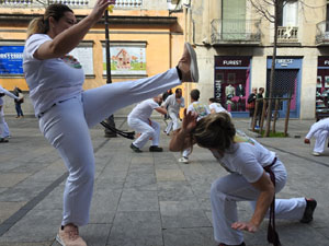Capoeira a la Rambla de la Llibertat