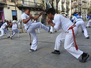 Capoeira a la Rambla de la Llibertat