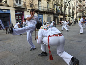 Capoeira a la Rambla de la Llibertat