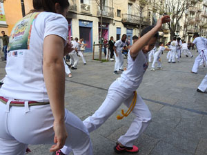 Capoeira a la Rambla de la Llibertat