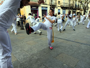 Capoeira a la Rambla de la Llibertat