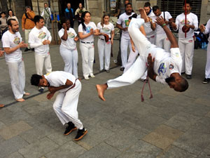 Capoeira a la Rambla de la Llibertat