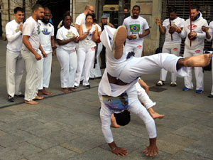 Capoeira a la Rambla de la Llibertat