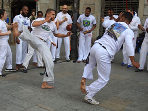 Capoeira a la Rambla de la Llibertat