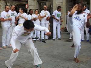 Capoeira a la Rambla de la Llibertat