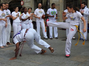 Capoeira a la Rambla de la Llibertat