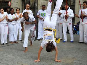Capoeira a la Rambla de la Llibertat