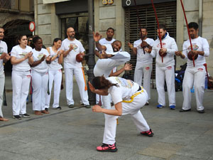 Capoeira a la Rambla de la Llibertat