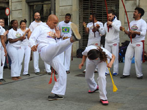 Capoeira a la Rambla de la Llibertat