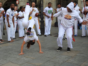 Capoeira a la Rambla de la Llibertat