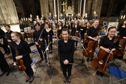 Cloenda del concert de la Southampton University Sinfonietta & Symphonic Wind Orchestra