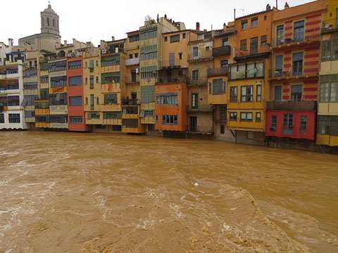 L'Onyar des del pont de Sant Agust&iacute;. (22/01/2020)