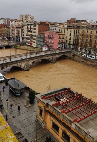 L'Onyar al pont de Pedra (22/01/2020)