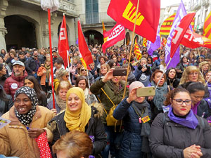 Dia de la Dona 2018 a Girona. Les manifestacions i concentracions