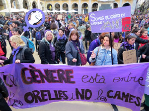 Dia de la Dona 2019 a Girona. Les manifestacions i concentracions