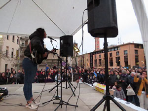Commemoraci&oacute; del Dia de la Dona 2022 a la pla&ccedil;a de l'U d'octubre de 2017