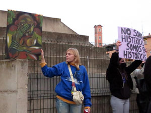 Commemoraci&oacute; del Dia de la Dona 2022 a la pla&ccedil;a de l'U d'octubre de 2017