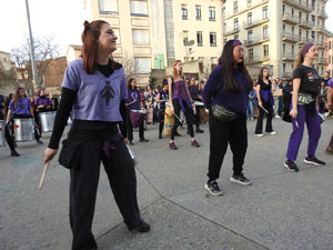 Commemoraci&oacute; del Dia de la Dona 2023 a la pla&ccedil;a de l'U d'octubre de 2017