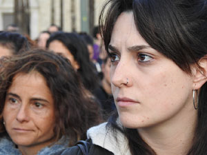 Commemoraci&oacute; del Dia de la Dona 2023 a la pla&ccedil;a de l'U d'octubre de 2017