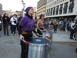 Commemoraci&oacute; del Dia de la Dona 2023 a la pla&ccedil;a de l'U d'octubre de 2017