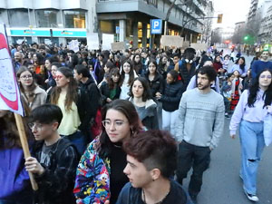 Commemoraci&oacute; del Dia de la Dona 2023 a la pla&ccedil;a de l'U d'octubre de 2017