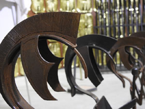 Cessi&oacute; d'escultures de Max Var&eacute;s als Manaies de Girona