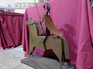 Cessi&oacute; d'escultures de Max Var&eacute;s als Manaies de Girona