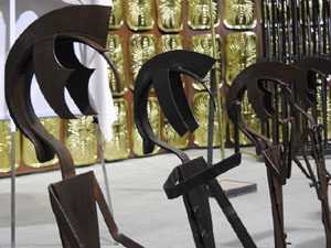 Cessi&oacute; d'escultures de Max Var&eacute;s als Manaies de Girona