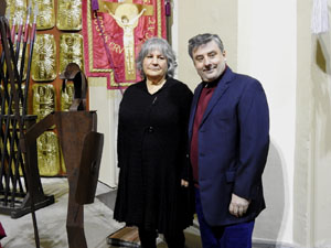 Cessi&oacute; d'escultures de Max Var&eacute;s als Manaies de Girona