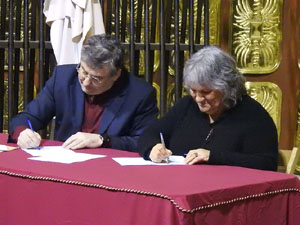 Cessi&oacute; d'escultures de Max Var&eacute;s als Manaies de Girona