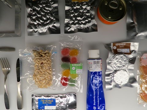 Menjar rus variat. Incl&ograve;s en la dieta actual dels astronautes