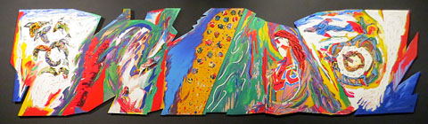 Marina. 1985. T&egrave;cnica mixta, collage i fusta