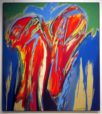 Pintura. 1983. Acr&iacute;lic sobre tela