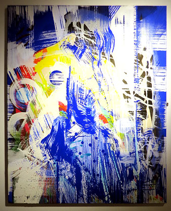 Transfiguraci&oacute;. 2018. Acr&iacute;lic sobre tela
