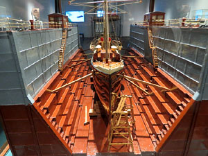 Exposici&oacute; 'Girona prop del mar' de modelisme naval a la Casa de Cultura