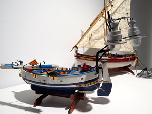 Exposici&oacute; 'Girona prop del mar' de modelisme naval a la Casa de Cultura