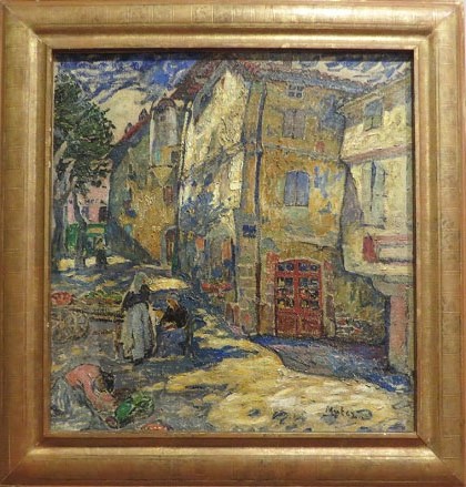 Mela Muter. En un poble proven&ccedil;al. Ca. 1920