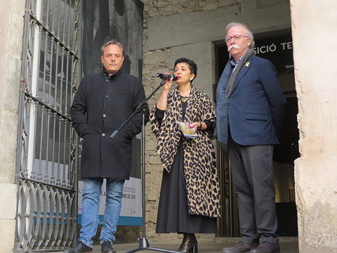 Inauguraci&oacute; oficial de l'exposici&oacute; al Museu d'Hist&ograve;ria