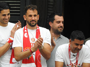 Celebraci&oacute; del Girona FC a la Champions League