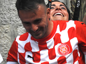 Celebraci&oacute; del Girona FC a la Champions League