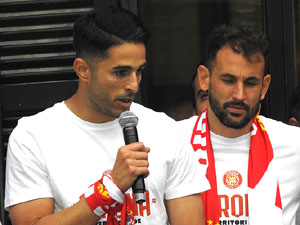 Celebraci&oacute; del Girona FC a la Champions League