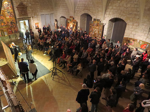 Presentaci&oacute; de l'exposici&oacute; al Museu d'Art de Girona