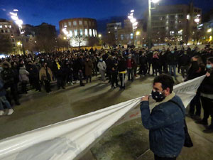 Manifestaci&oacute; per la llibertat de Pablo Has&eacute;l