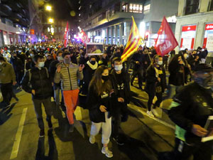Manifestaci&oacute; per la llibertat de Pablo Has&eacute;l