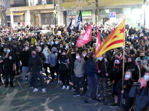 Manifestaci&oacute; per la llibertat de Pablo Has&eacute;l