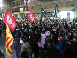 Manifestaci&oacute; per la llibertat de Pablo Has&eacute;l