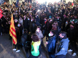 Manifestaci&oacute; per la llibertat de Pablo Has&eacute;l