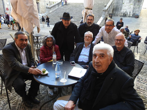 Foto de grup abans de comen&ccedil;ar la presentaci&oacute;